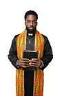 Kente African Print Church Clergy Pastor Choir Stole sash With Fringes