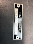 Tag Boat Display Watercraft Canoe Number Plate Data Restoration Personalized 