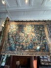 Gorgeous Rare Antique French Tapestry Style Natural Fiber Reproduction 78  X 57 