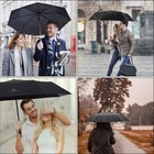 New Automatic Umbrella Sun   Rain Anti-uv Windproof 3 Folding Compact Umbrella