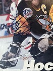 Mario Lemieux Pittsburgh Penguins Autographed Sports Illustrated W  Psa Coa
