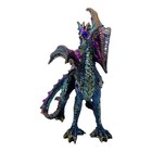 Blue And Purple Dragon Statue Figurine Mythical Fantasy Collectible Statuette