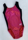 Gk Elite Gymnastics Leotard Shimmering Gorgeous Mystique Sporty Foil Tank  Axs