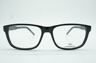 Lacoste L 2866 001 Solid Black Authentic Designer Eyeglasses L2866 56-16 145