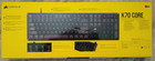 Corsair K70 Core Wired Rgb Backlit Mechanical Gaming Keyboard