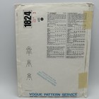 Vtg Little Vogue Sewing Pattern 1824 Size 3 Child Dress W  Smocking Transfer Uc