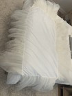 Pottery Barn Kids Tulle Crib Skirt Nursery Ivory white - Mint 