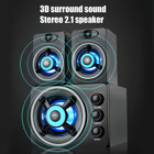 Computer Speakers Surround Sound System Wired Pc Speakers Gaming Bass W led Usb
