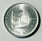 1992 Slovenia 50 Stotinov Coin Honey Bee Insect Animal Wildlife Europe