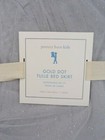 Pottery Barn Kids Gold Gray Got Tulle Bed Skirt Twin  1268