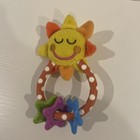 Vintage Rare Htf Sassy Sun Rattle Toy Baby Einstein