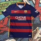 Suarez Barcelona Home Jersey 2015 2016 Size Medium