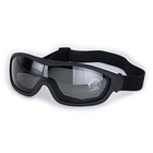  Motorcycle Goggles Bike Goggles Uv Protective Outdoor Glasses Dust Deep Black