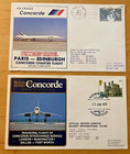 Concorde Sst First Flight  Etc Covers  lot Of 4 All Diff  Uk  Scotland  Jersey