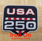 Usa 250 Soccer Jersey Patch Soccer Jersey Size 2 5 