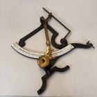 Antique Cast Iron Brass Postal Scale Letter Balance European Balance Desk Scale