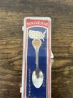 Vintage Holiday World Santa Claus Indiana Souvenir Collector Baby Spoon