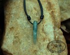 Small  princesa Green  Jade Tooth Claw Necklace Guatemalan Jadeite Sjt-06