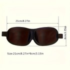 1 2 Pack Travel 3d Eye Mask Sleep Soft Padded Shade Cover Rest Relax Blindfold