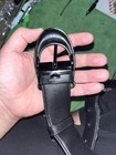 Authentic Coach Double-sided Men   s Belt W   Black Signature Coach    c    Buckle