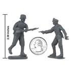 Bmc Cts Ww2 German Infantry Plastic Army Men Classic Toy Soldier Gray Figures