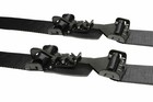 Pair Latch   Link Sfi 16 1 2 Points Lap Belts Signature Series Bolt In All Black