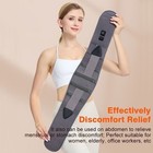 Cordless Lumbar Heating Pad Electric Vibration Massager Belt Waist Pain Relief   