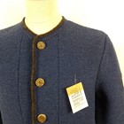 2964 Garmisch By Grasegger Cardigan Men s Size 50 Blue Gray Wool Janker Jacket