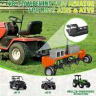 48  Lawn Aerator Tow Behind For Plug Aerating W universal Hitch For Lawn  garden