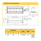 Infrared Heater - 100 000 Btu - Natural Gas - Indoor   Outdoor - Commercial Duty