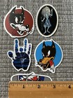 Grateful Dead   Co  Jerry Garcia Assorted Vinyl Stickers  Dire Wolf Rosebud Hand