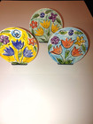 The Strata Group Giverny 8 5 Inch Salad Plates Set Of Three Vintage Hand Painted