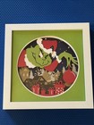 Disney How The Grinch Stole Christmas Shadow Box Wall Art Glass 9   x 9   