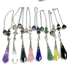 1pc Lapis Lazuli Gemstone Point Pendulum Dowsing Crystal Dowser Chakra Healing