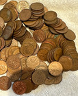 Canada Cents Lot Of Over 250  1 5 -2 Lbs  Pre-1982 Copper Good To Uncirculated