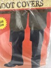 Pirate Costume Boot Covers Child Size Pair Topper One Size Fits Most