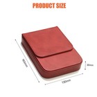 Leather 6 Slots Hard Fountain Pen Case Collector Organizer Handmade Pen Pouch Us