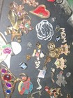 Massive 50  Lapel Brooches Pins Lot Vintage 