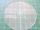 4 Pc Set 1 4  Thick Longarm Acrylic Circle Rulers Odd Number Size Sew Clear 1481