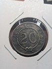 Malaysia Sarawak 20 Cents Rajah C Brooke 1915 H Heaton Mint Rare