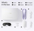 Ulike Air 10 Ipl Hair Removal Device Kit Purple W  Box  Adapter   Cables