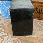 Antique Toleware Decorative Tin  Nautical Theme Document Box  Coffee Tea Tobacco