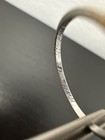 Vintage Estate Find Platinum Wedding Band Ring Engraved In 1923 Antique