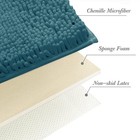 Non-slip Bath Rug extra Soft Microfiber Bedroom Shag Carpet With Anti-slip Ba   