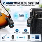 Joyo Jw-03 2 4ghz Wireless Guitar System Transmitter Receiver 65ft 5ms