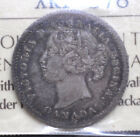 1871-h 7 7 Canada 10 Cents Iccs Graded Ef-40