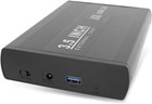Axgear 3 5 Inch Sata Hard Drive Enclosure Usb 3 0 High Speed External Case