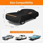 Car Cover For Oldsmobile Cutlass 1966-1987 420d Oxford Cotton Lining