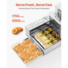 Commercial Automatic Donuts Making Machine Doughnut Maker 4 Rows 240 Pcs h