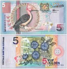 Suriname 5-25000 Gulden 9 Pieces Set  2000  P-146-154  Unc